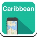 Caribbean (Cuba, Dominican, Puerto Rico, Haiti) offline map, guide, weather, hotels. Free GPS navigation.