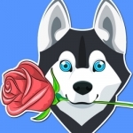 HuskyMoji - Siberian Husky Emoji Keyboard Stickers