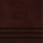 KJV, Word Study Bible, Imitation Leather, Brown, Red Letter Edition: 1,700 Key Words That Unlock the Meaning of the Bible