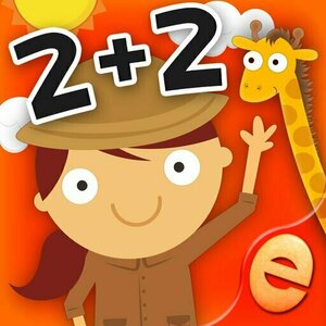 Animal Math Games for Kids in Pre-K, Kindergarten and 1st Grade Learning Numbers, Counting, Addition and Subtraction Premium