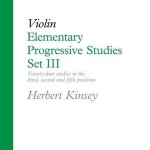 Elementary Progressive Studies For Violin Set Iii