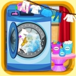 Laundry And ShortOutBedroom kids washing game