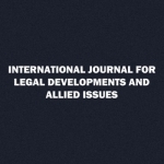 International Journal of Legal Developments And Allied Issues