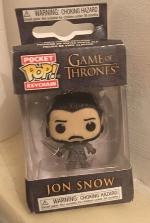 Funko pop! Keychain: game of thrones - jon snow beyond the wall