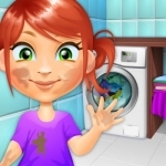 Clean The Kids - Girls & Boys Baby Salon Games