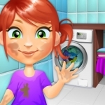 Clean The Kids - Girls &amp; Boys Baby Salon Games