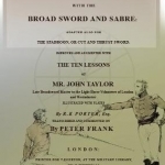 The Art of Defence on Foot with the Broad Sword and Sabre