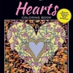 Creative Haven Hearts Coloring Book: Romantic Designs on a Dramatic Black Background