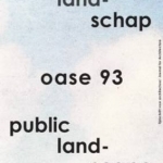 Oase 93: Public Landscape