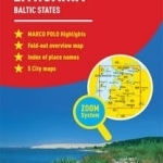 Estonia, Latvia, Lithuania Marco Polo Map (Baltic States)