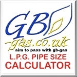 GB GAS L.P.G. PIPE SIZING CALCULATOR