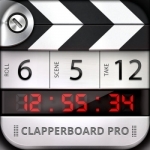 Professional Digital Clapperboard - Timecode Sync and Video Slate