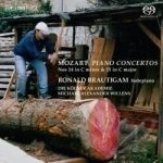 Mozart: Piano Concertos Nos. 24 &amp; 25 by Akademie / Brautigam / Mozart / Willens