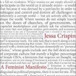 Why I am Not A Feminist: A Feminist Manifesto