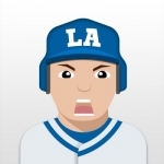 Los Angeles D Baseball Stickers &amp; Emojis