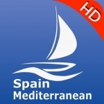 Spain Mediterranean GPS Nautical charts pro